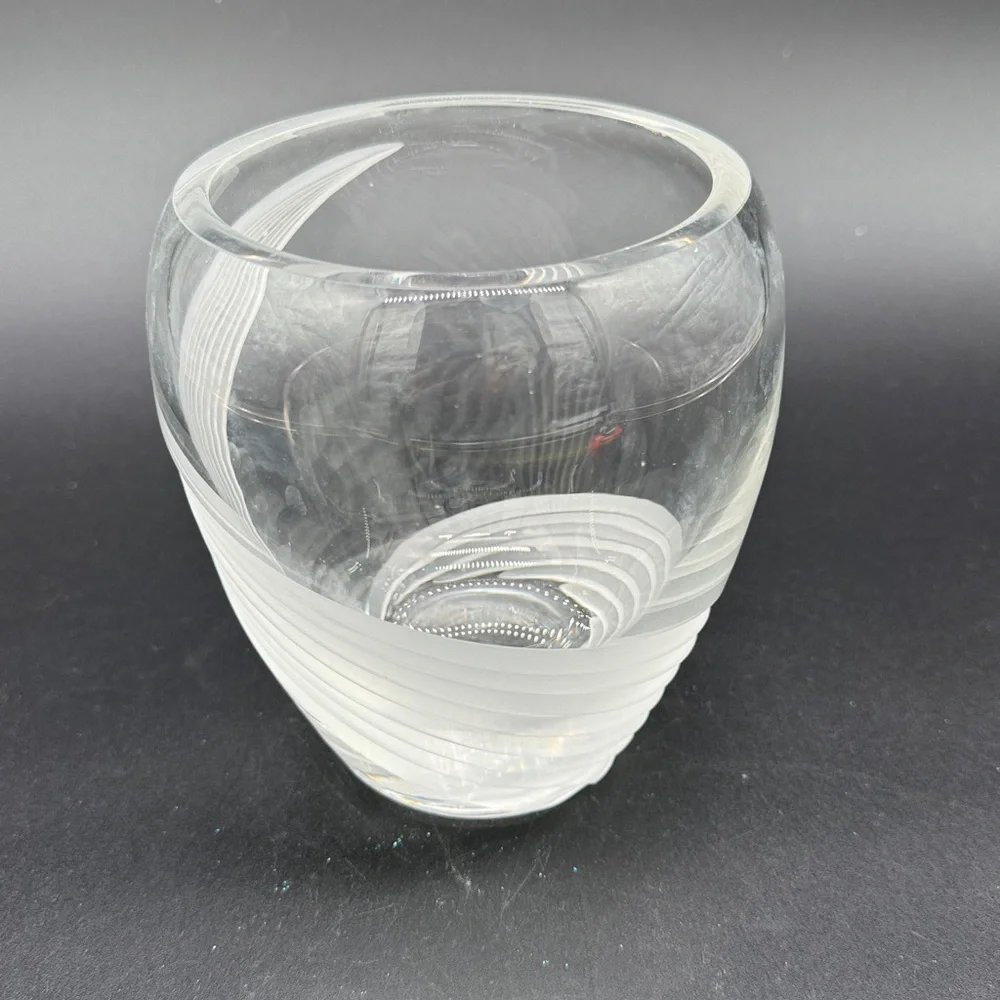 Lenox Crystal 120th Anniversary Windswept Vase 5 3/4